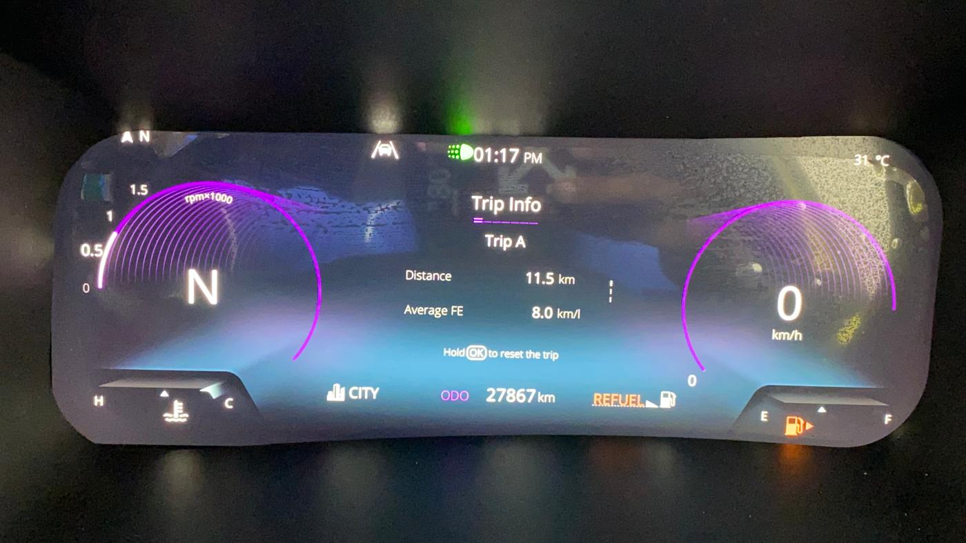 2023 Tata Harrier FEARLESS PLUS DUAL TONE AT, Diesel, Automatic, 27,867 km, Odometer Image