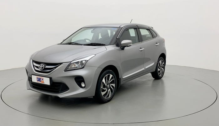 2021 Toyota Glanza G CVT, Petrol, Automatic, 8,466 km, Left Front Diagonal