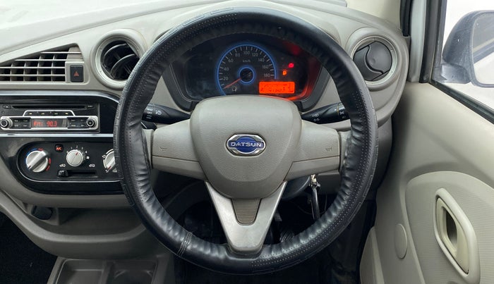2016 Datsun Redi Go T, Petrol, Manual, 41,142 km, Steering Wheel Close Up