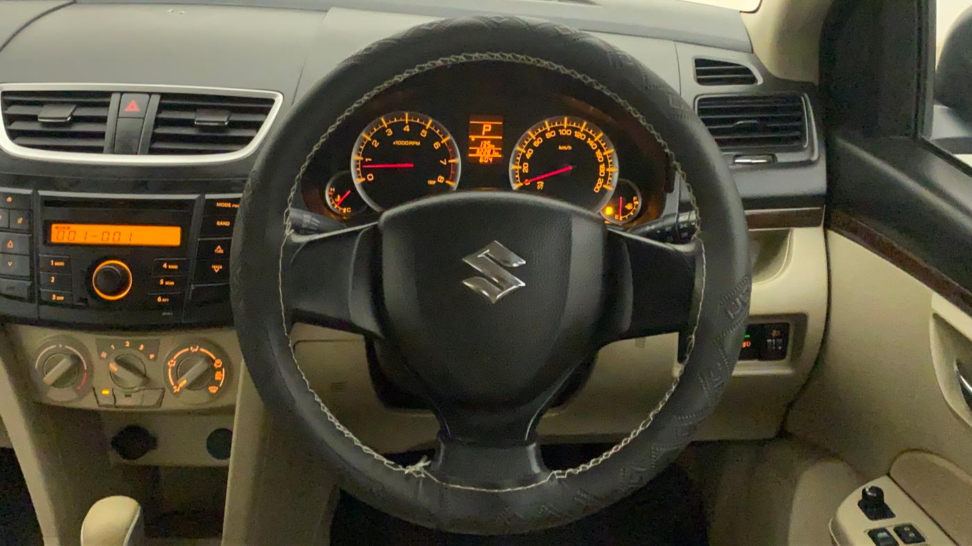 2015 Maruti Swift Dzire VXI AT, Petrol, Automatic, 32,281 km, Steering Wheel Close Up