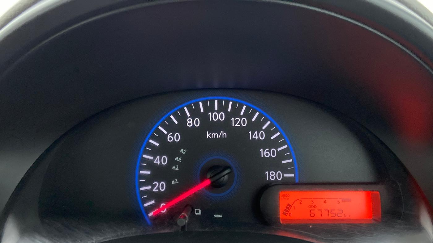 2014 Datsun Go T, Petrol, Manual, 67,752 km, Odometer Image