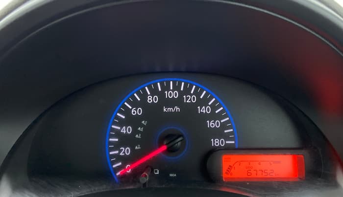 2014 Datsun Go T, Petrol, Manual, 67,752 km, Odometer Image