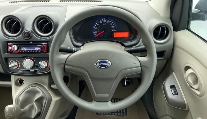 2014 Datsun Go T, Petrol, Manual, 67,752 km, Steering Wheel Close Up