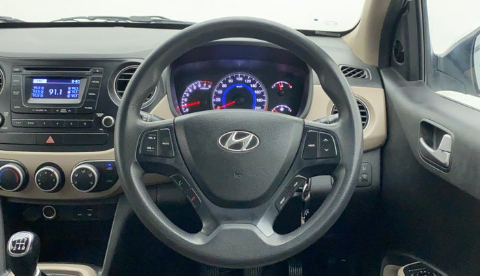 2015 Hyundai Grand i10 SPORTZ 1.2 KAPPA VTVT, Petrol, Manual, 41,426 km, Steering Wheel Close Up