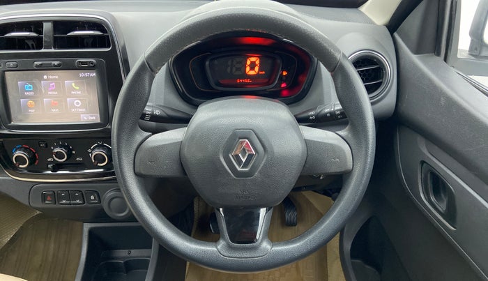 2015 Renault Kwid RXT Opt, Petrol, Manual, 64,785 km, Steering Wheel Close Up