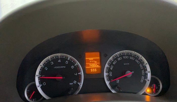 2014 Maruti Ertiga VXI, Petrol, Manual, 74,879 km, Odometer Image