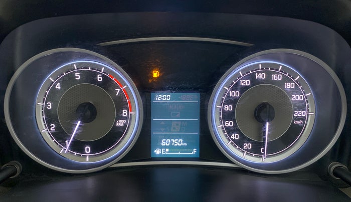 2019 Maruti Dzire VXI, Petrol, Manual, 60,750 km, Odometer Image