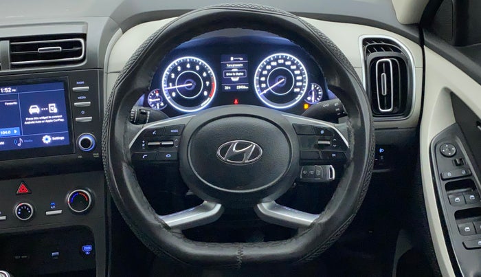 2022 Hyundai Creta EX 1.5 PETROL, Petrol, Manual, 23,436 km, Steering Wheel Close Up