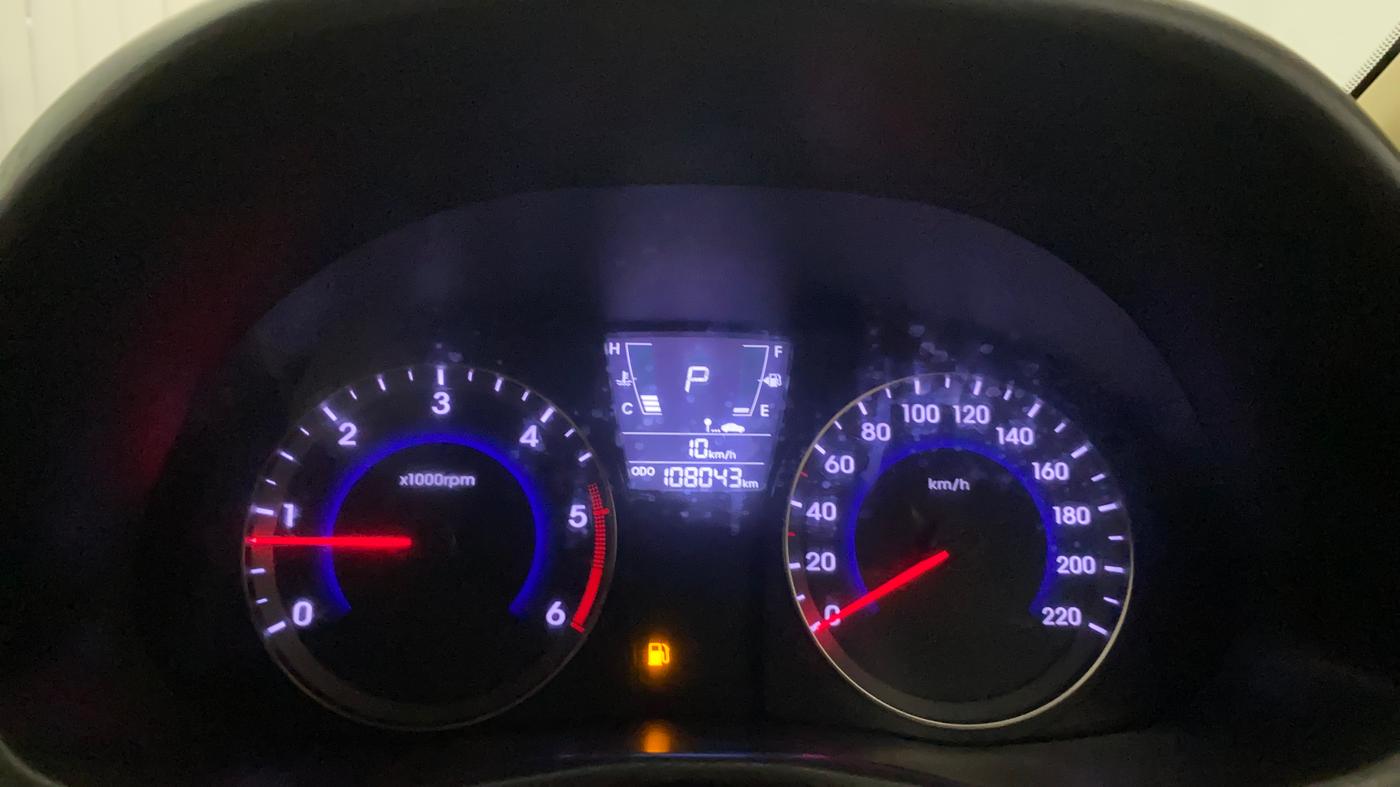 2016 Hyundai Verna 1.6 CRDI S AT, Diesel, Automatic, 1,08,024 km, Odometer Image