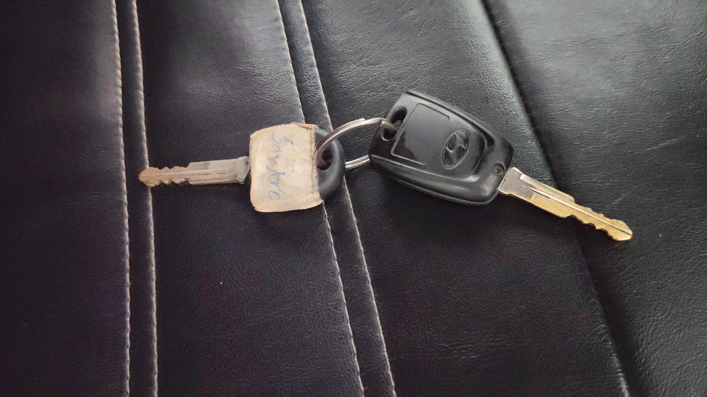 2019 Hyundai NEW SANTRO SPORTZ AMT, Petrol, Automatic, 32,897 km, Key Close Up