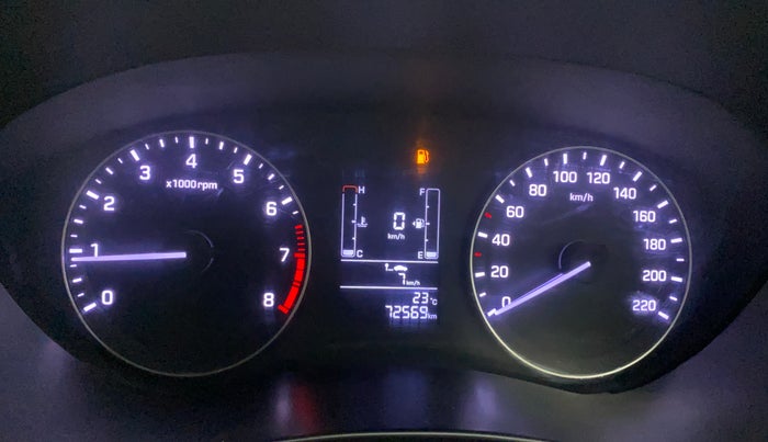 2017 Hyundai Elite i20 ASTA 1.2, Petrol, Manual, 72,561 km, Odometer Image