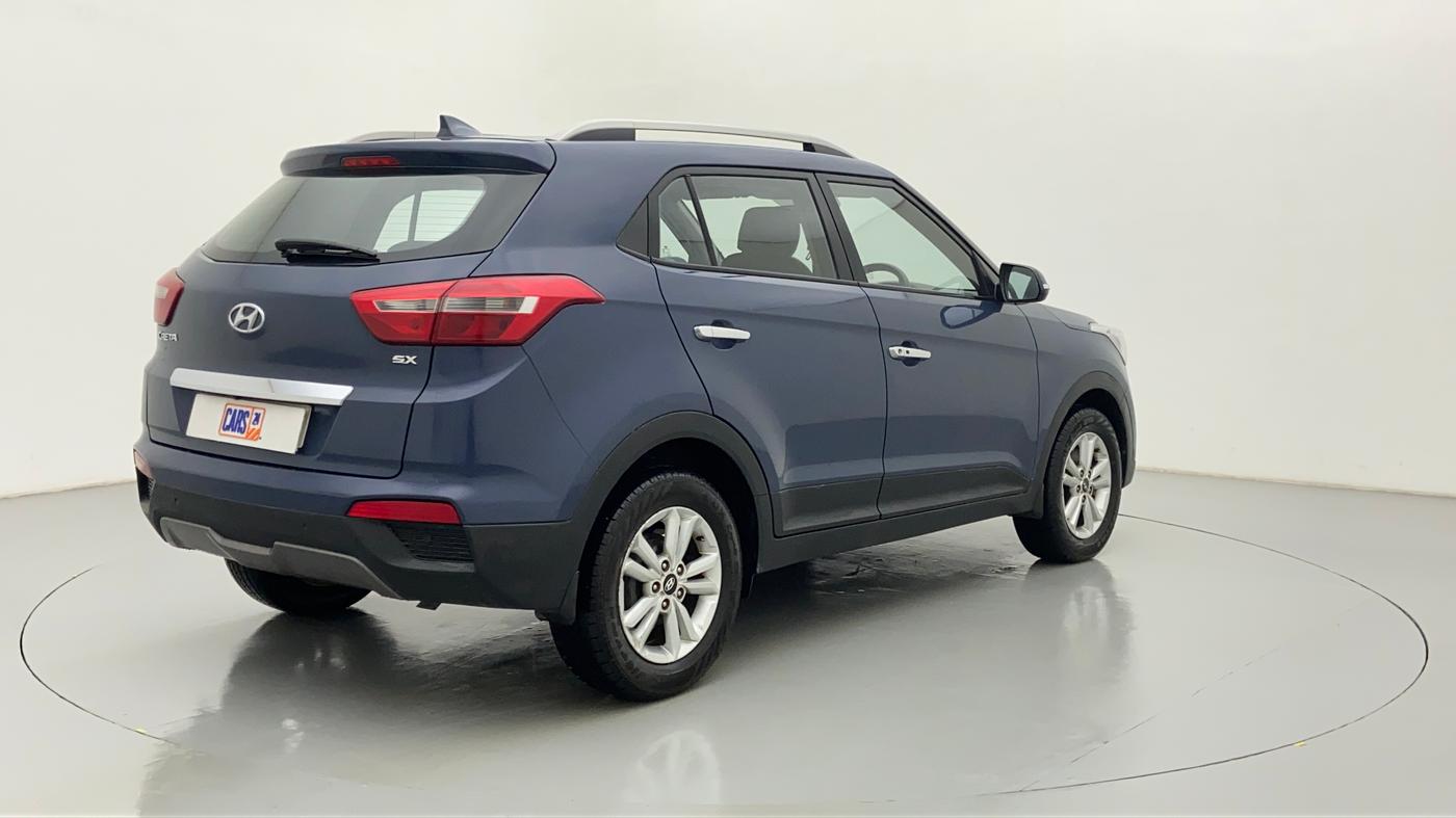 2015 Hyundai Creta 1.6 SX PLUS PETROL, Petrol, Manual, 56,465 km, Right Back Diagonal