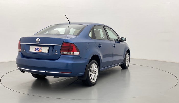 2017 Volkswagen Vento HIGHLINE PLUS TDI MT, Diesel, Manual, 85,284 km, Right Back Diagonal