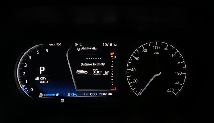 2022 Tata Safari XZA PLUS, Diesel, Automatic, 70,304 km, Odometer Image