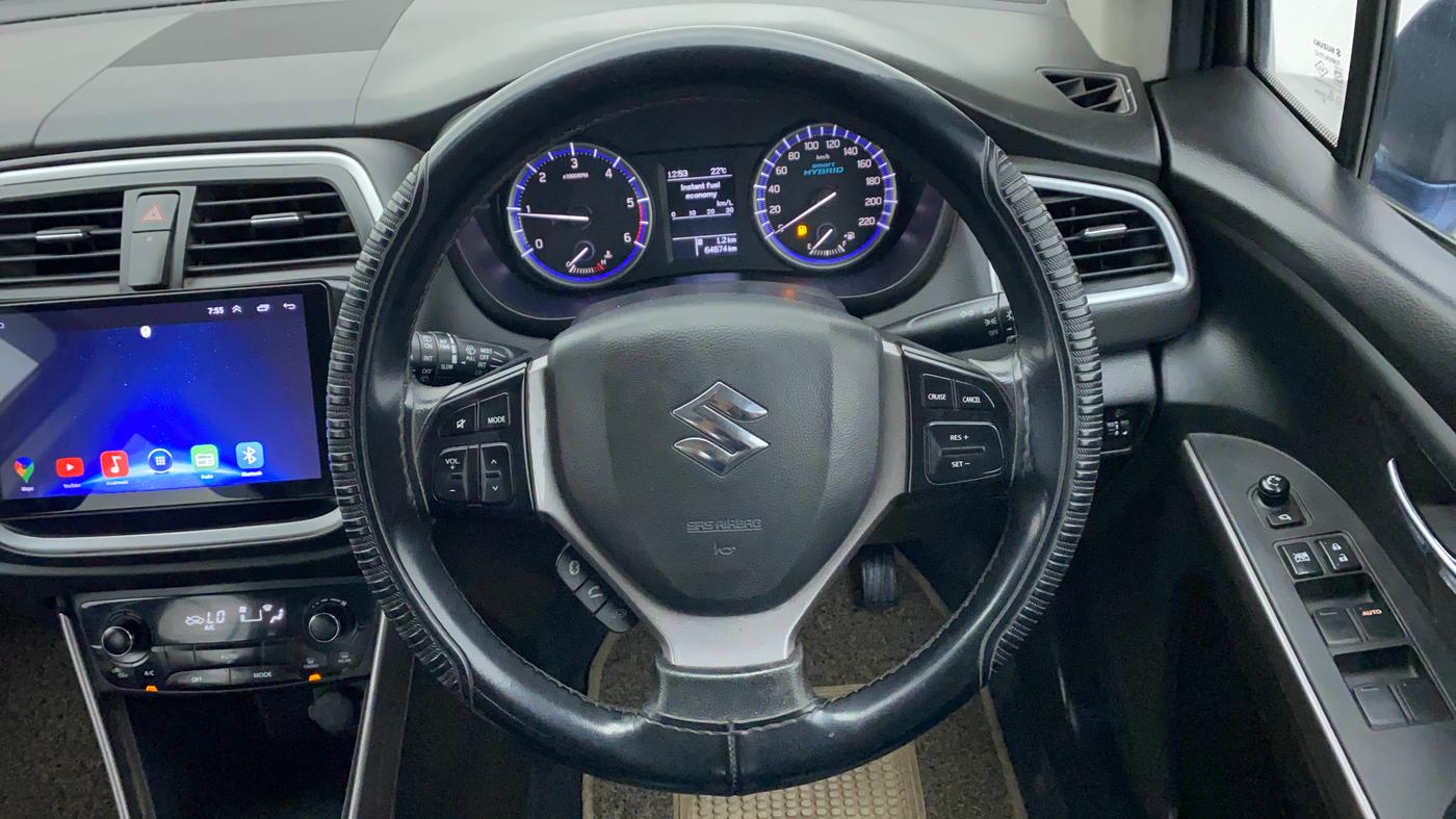 2019 Maruti S Cross DELTA SHVS, Diesel, Manual, 64,758 km, Steering Wheel Close Up