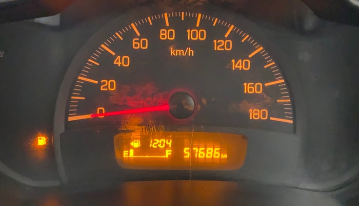 2017 Maruti Celerio VXI (O), Petrol, Manual, 57,686 km, Odometer Image