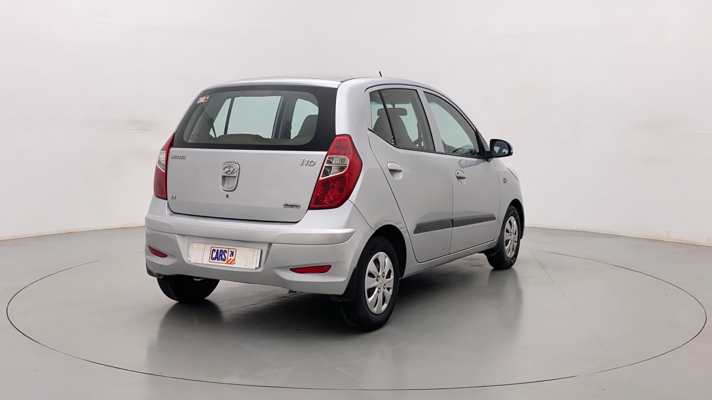 2011 Hyundai i10 MAGNA 1.2, Petrol, Manual, 44,882 km, Right Back Diagonal