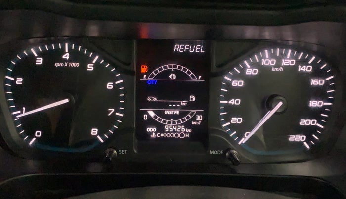 2020 Tata ALTROZ XT PETROL, Petrol, Manual, 95,395 km, Odometer Image