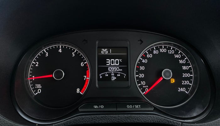 2019 Volkswagen Ameo Trendline 1.0, Petrol, Manual, 11,024 km, Odometer Image