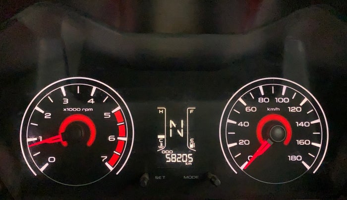 2017 Mahindra Kuv100 K4 6 STR, Petrol, Manual, 58,205 km, Odometer Image