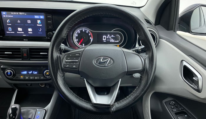 2021 Hyundai GRAND I10 NIOS SPORTZ AMT 1.2 KAPPA VTVT, Petrol, Automatic, 18,490 km, Steering Wheel Close Up
