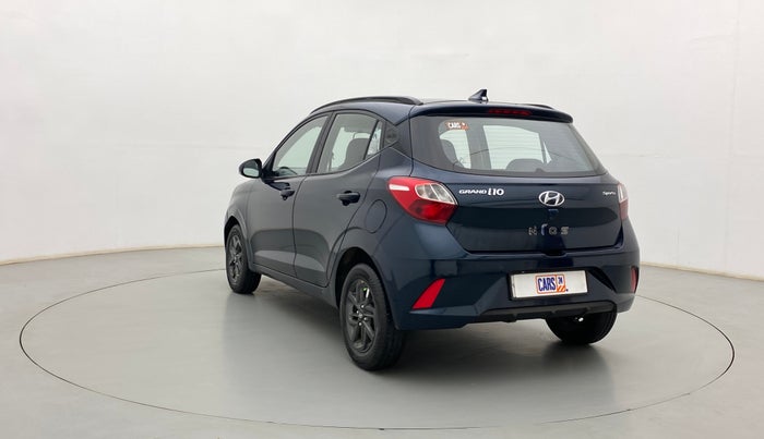 2021 Hyundai GRAND I10 NIOS SPORTZ AMT 1.2 KAPPA VTVT, Petrol, Automatic, 18,490 km, Left Back Diagonal