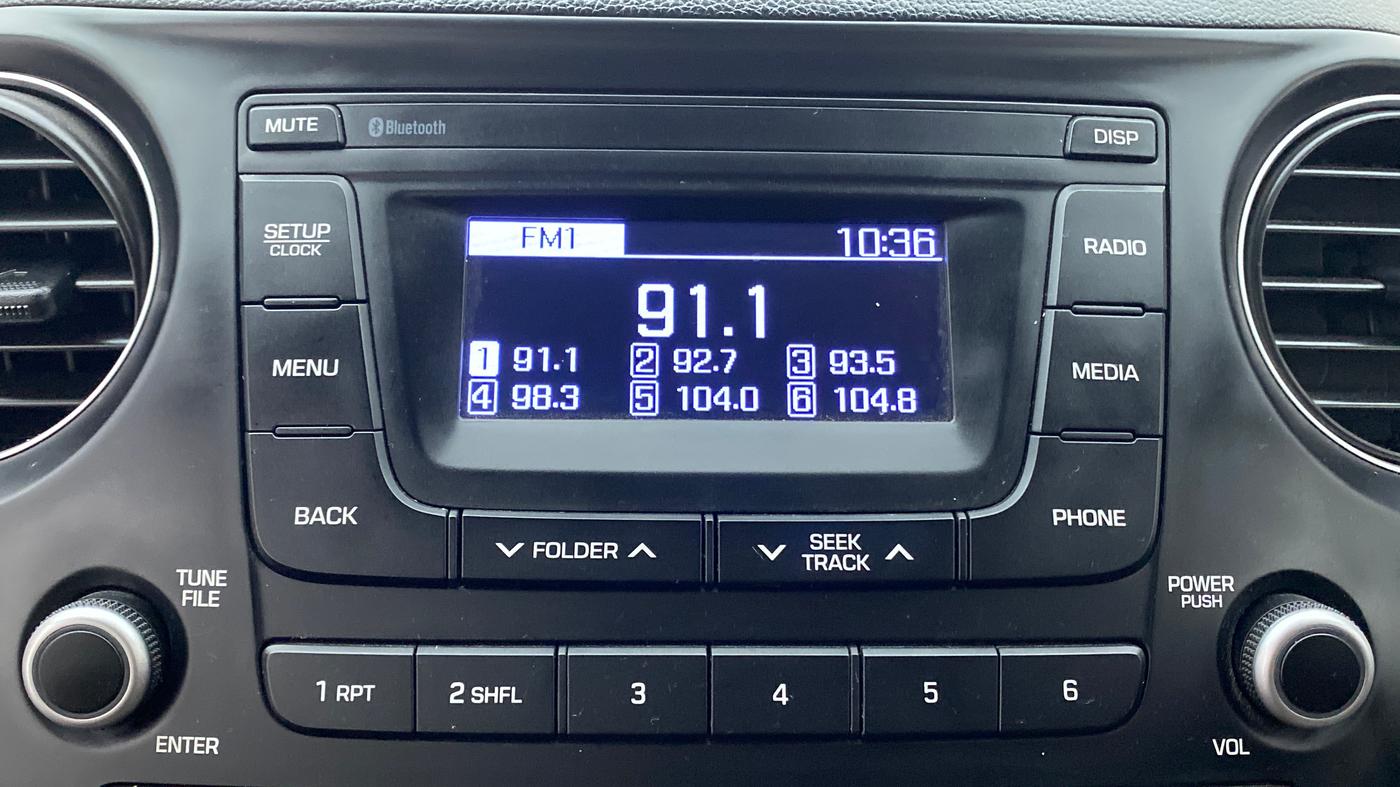 2017 Hyundai Xcent E PLUS, Petrol, Manual, 30,233 km, Infotainment System