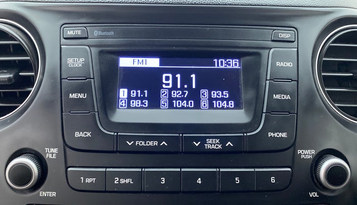 2017 Hyundai Xcent E PLUS, Petrol, Manual, 30,233 km, Infotainment System