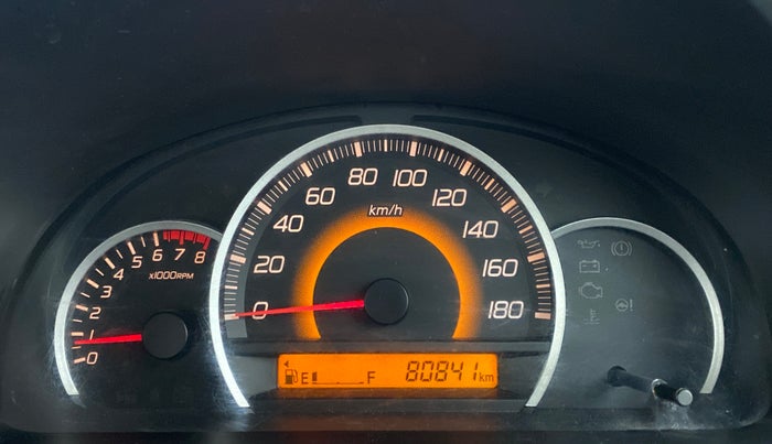 2016 Maruti Wagon R 1.0 VXI, Petrol, Manual, 80,882 km, Odometer Image