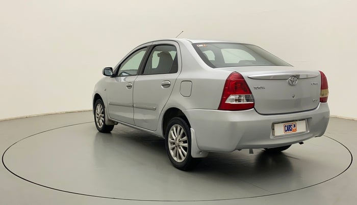 2011 Toyota Etios V, Petrol, Manual, 83,914 km, Left Back Diagonal