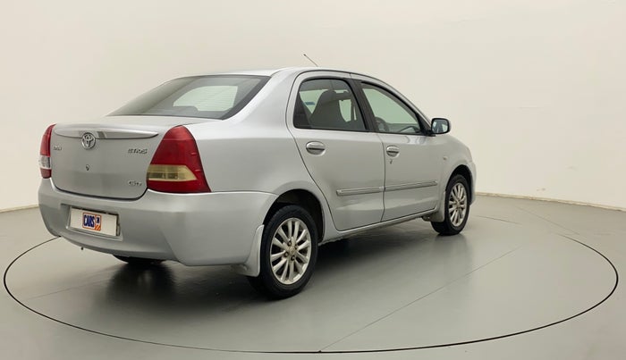 2011 Toyota Etios V, Petrol, Manual, 83,914 km, Right Back Diagonal
