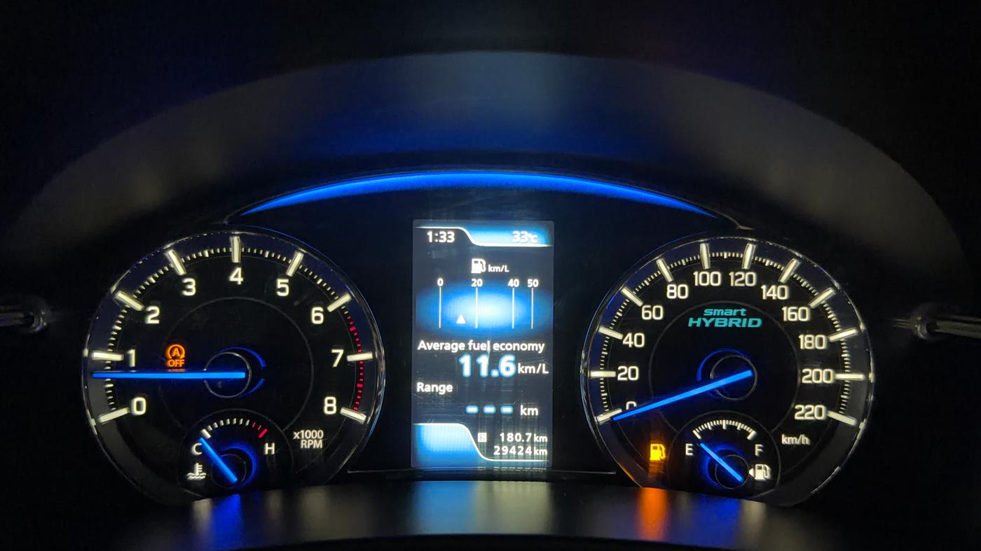 2021 Maruti Ciaz ALPHA 1.5 SHVS PETROL, CNG, Manual, 29,377 km, Odometer Image