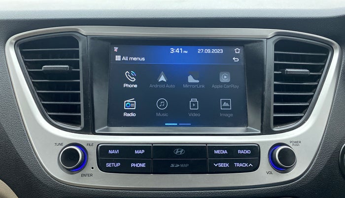 2018 Hyundai Verna 1.6 SX (O) CRDI MT, Diesel, Manual, 87,810 km, Infotainment System