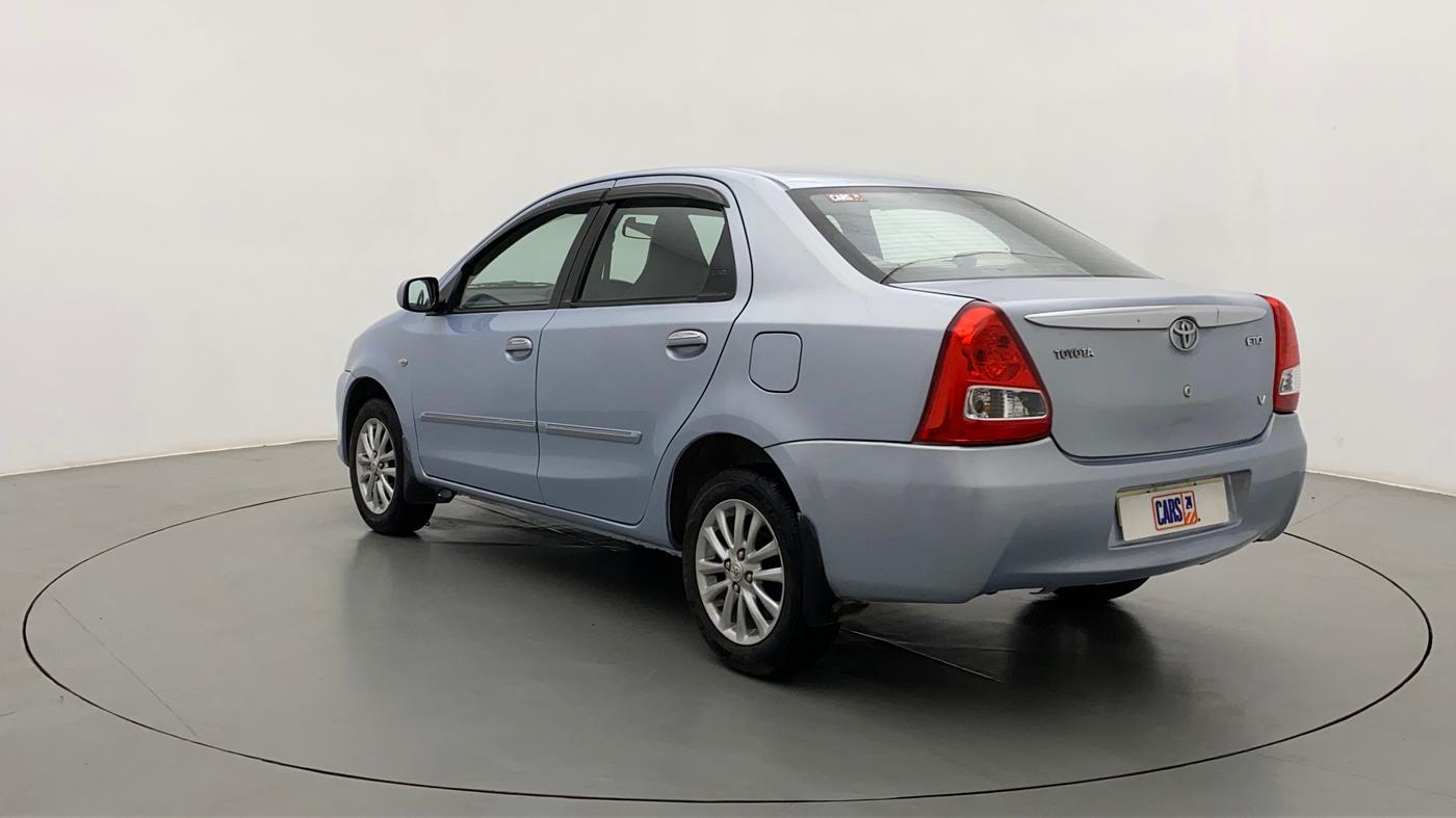 2011 Toyota Etios V, Petrol, Manual, 7,360 km, Left Back Diagonal