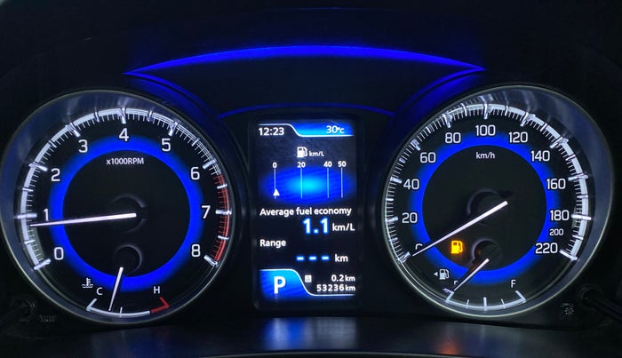 2016 Maruti Baleno ZETA 1.2 K12 CVT, Petrol, Automatic, Odometer Image