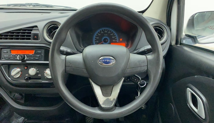 2018 Datsun Redi Go T (O), Petrol, Manual, 1,11,166 km, Steering Wheel Close Up