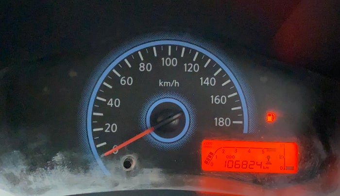 2018 Datsun Redi Go T (O), Petrol, Manual, 1,11,166 km, Odometer Image