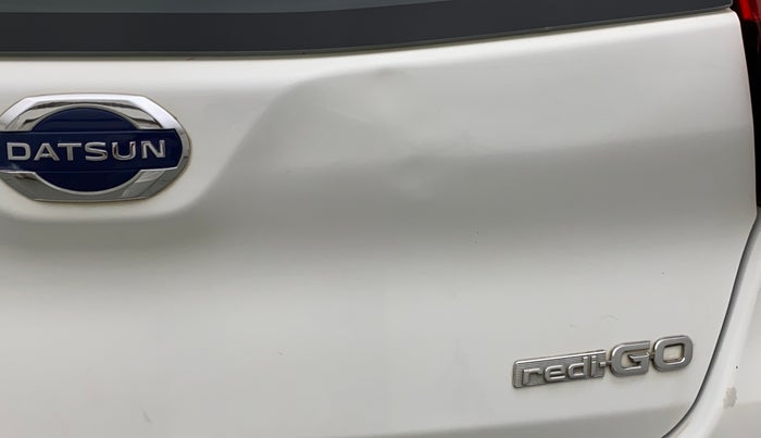 2018 Datsun Redi Go T (O), Petrol, Manual, 1,11,166 km, Dicky (Boot door) - Slightly dented