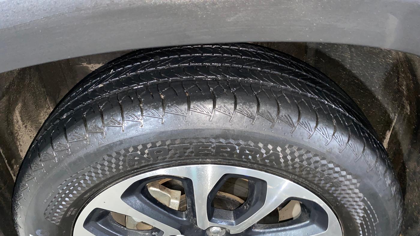 2023 Maruti Grand Vitara ZETA SMART HYBRID, Petrol, Manual, 45,918 km, Left Front Tyre Tread