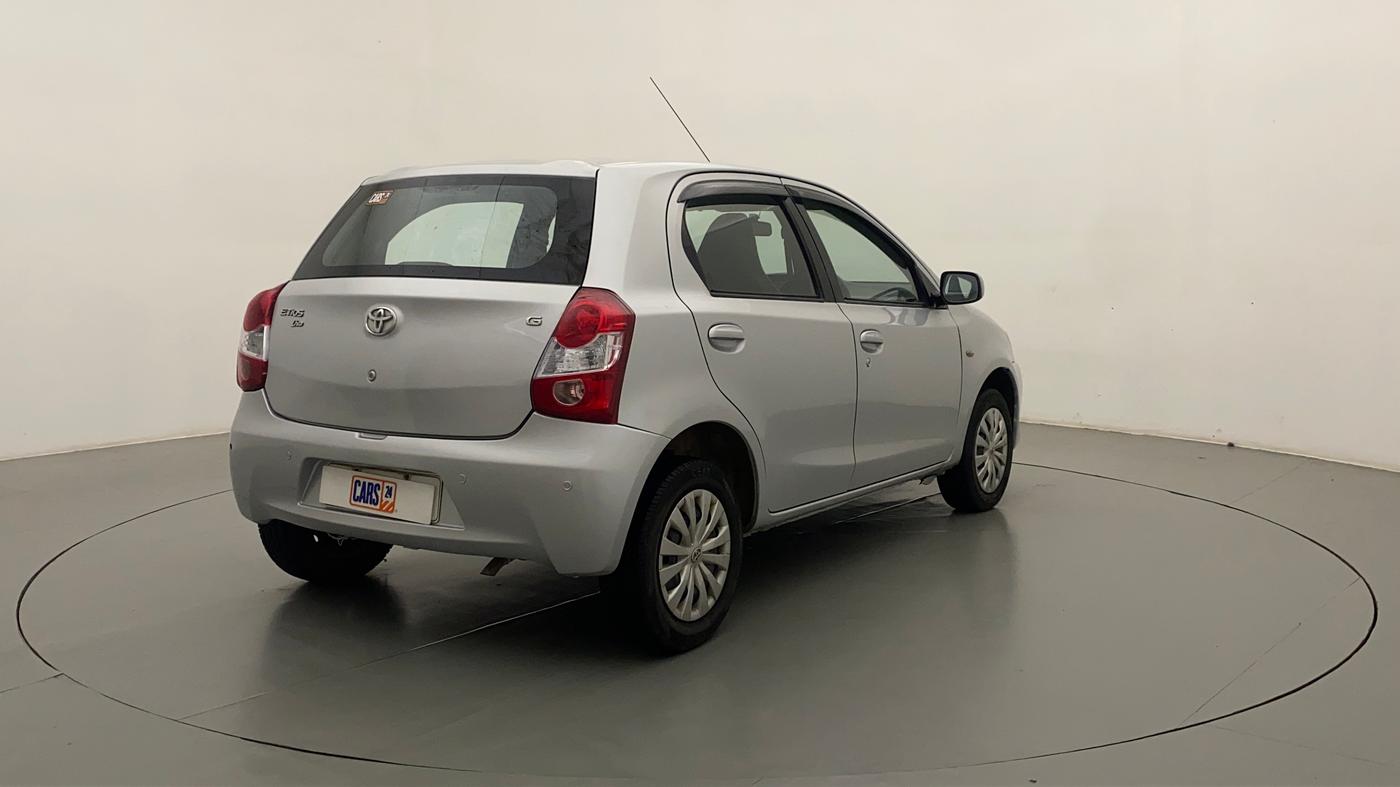 2011 Toyota Etios Liva G, Petrol, Manual, 40,328 km, Right Back Diagonal