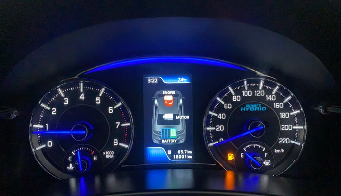 2018 Maruti Ciaz ZETA 1.5 SHVS MT PETROL, Petrol, Manual, 18,156 km, Odometer Image