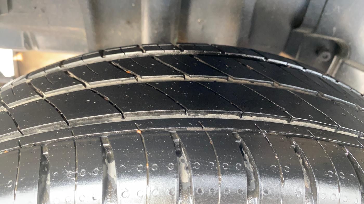 2024 Tata TIGOR XZ CNG, CNG, Manual, 4,335 km, Right Rear Tyre Tread