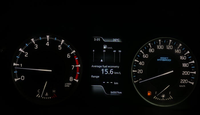 2023 Maruti FRONX ALPHA 1.0 TURBO MT, Petrol, Manual, 94,498 km, Odometer Image