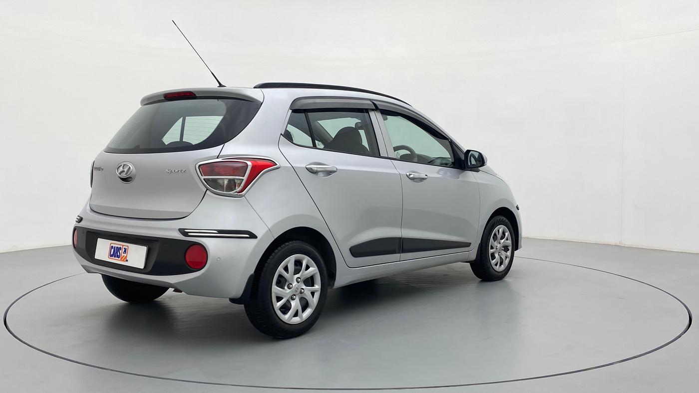 2018 Hyundai Grand i10 SPORTZ 1.2 KAPPA VTVT, Petrol, Manual, 41,306 km, Right Back Diagonal