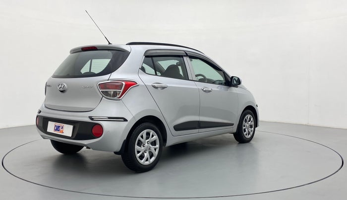 2018 Hyundai Grand i10 SPORTZ 1.2 KAPPA VTVT, Petrol, Manual, 41,306 km, Right Back Diagonal
