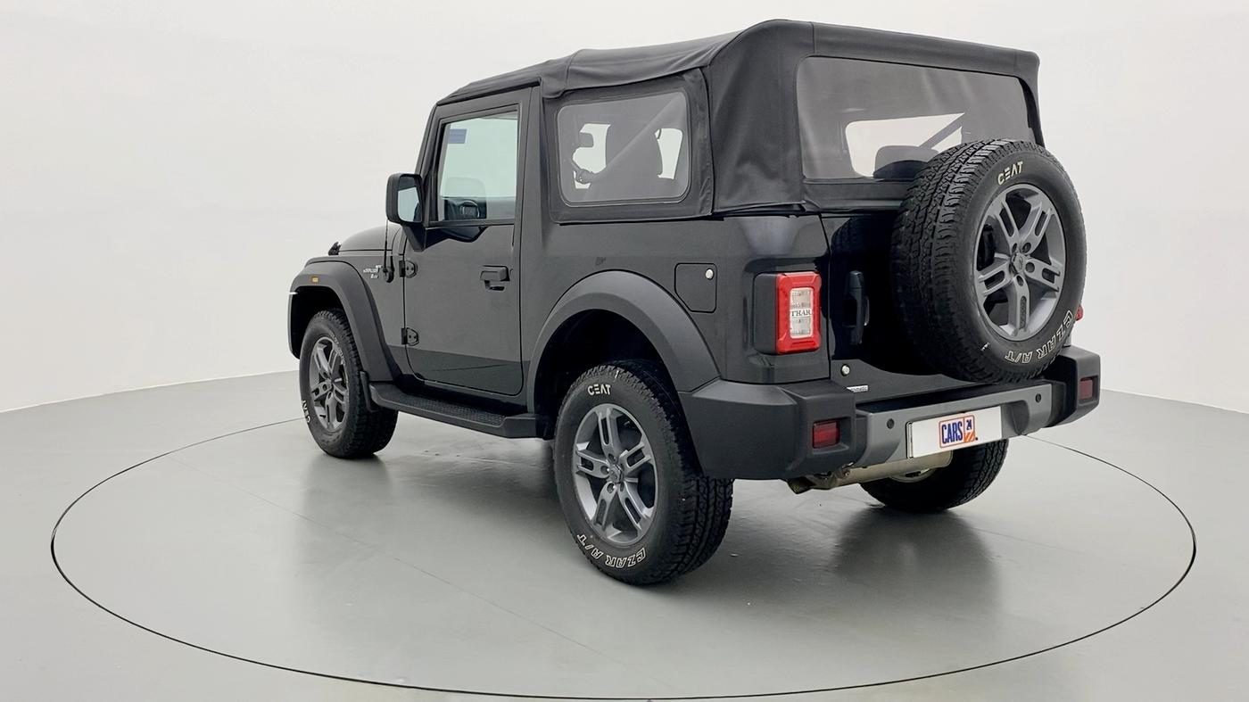 2021 Mahindra Thar LX  P 4WD AT CONVERTIBLE, Petrol, Automatic, 5,302 km, Left Back Diagonal