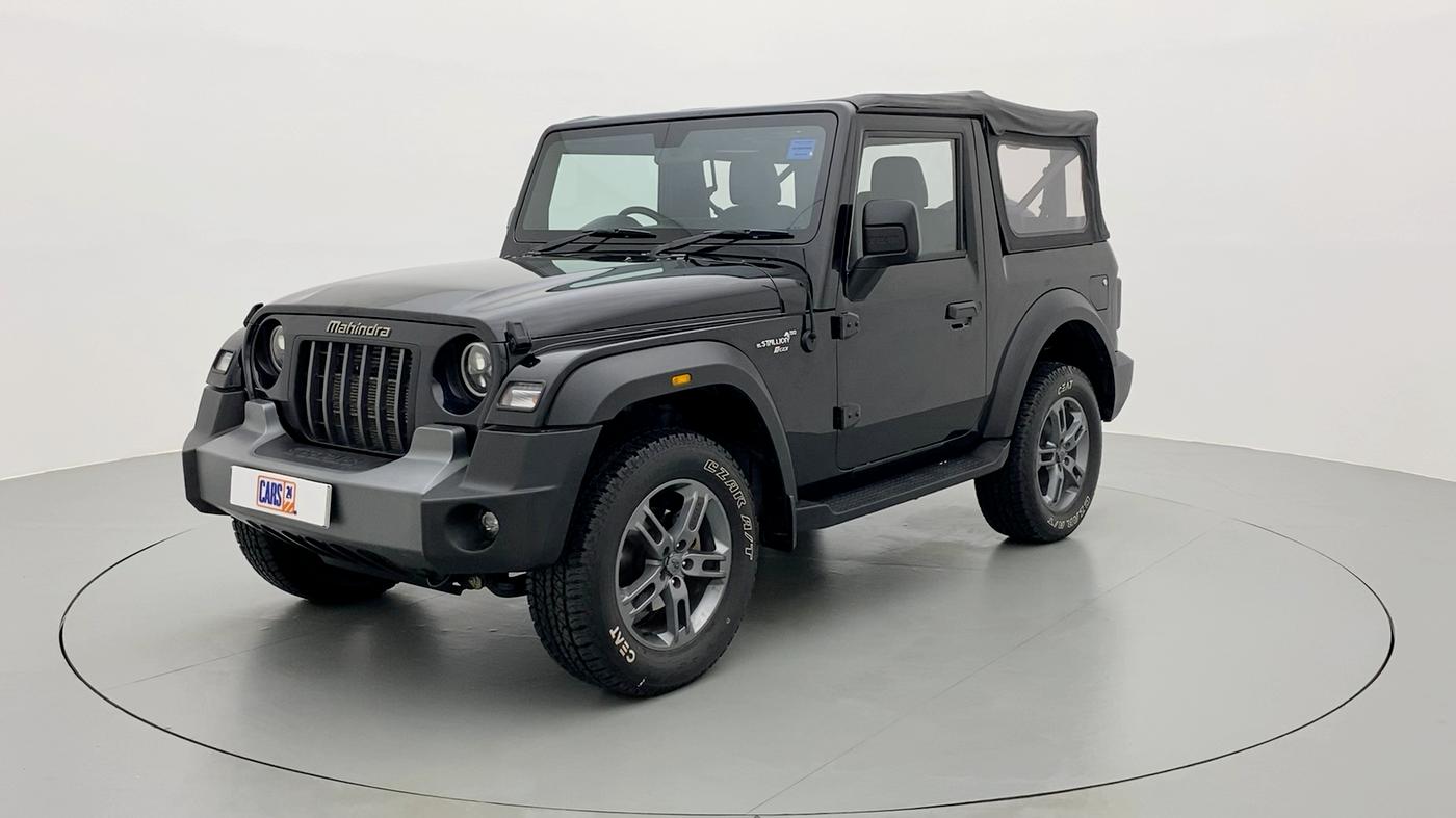 2021 Mahindra Thar LX  P 4WD AT CONVERTIBLE, Petrol, Automatic, 5,302 km, Left Front Diagonal