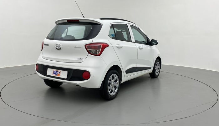2018 Hyundai Grand i10 SPORTZ 1.2 KAPPA VTVT, Petrol, Manual, 22,876 km, Right Back Diagonal