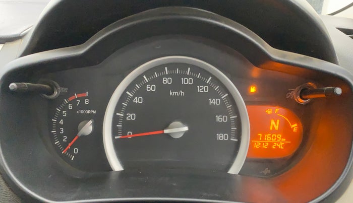 2014 Maruti Celerio VXI AMT, Petrol, Automatic, 71,586 km, Odometer Image
