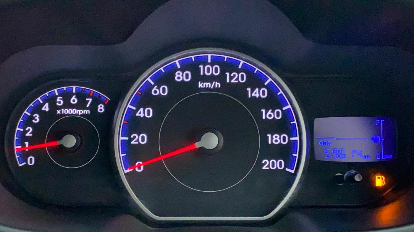 2011 Hyundai i10 MAGNA 1.2, Petrol, Manual, 59,738 km, Odometer Image